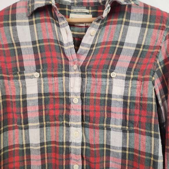 Ralph Lauren Denim & Supply Red Plaid Long Sleeve Button Down Shirt Size Small - Picture 2 of 7